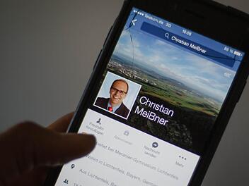 Mit diesem Profil imitierte ein mutmaßlicher Betrüger den Lichtenfelser Landrat Christian Meißner.  Foto: Hendrik Steffens