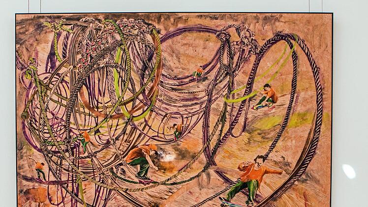 Sabine Ostermann: "Fallstricke" (2017)Foto: Jochen Berger