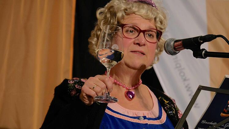 Wein und Kabarett im Hammelburger Bocksbeutelkeller.Gerd Schaar