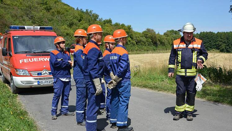 Berufsfeuerwehrtag in Münnerstadt.Foto: Björn Hein