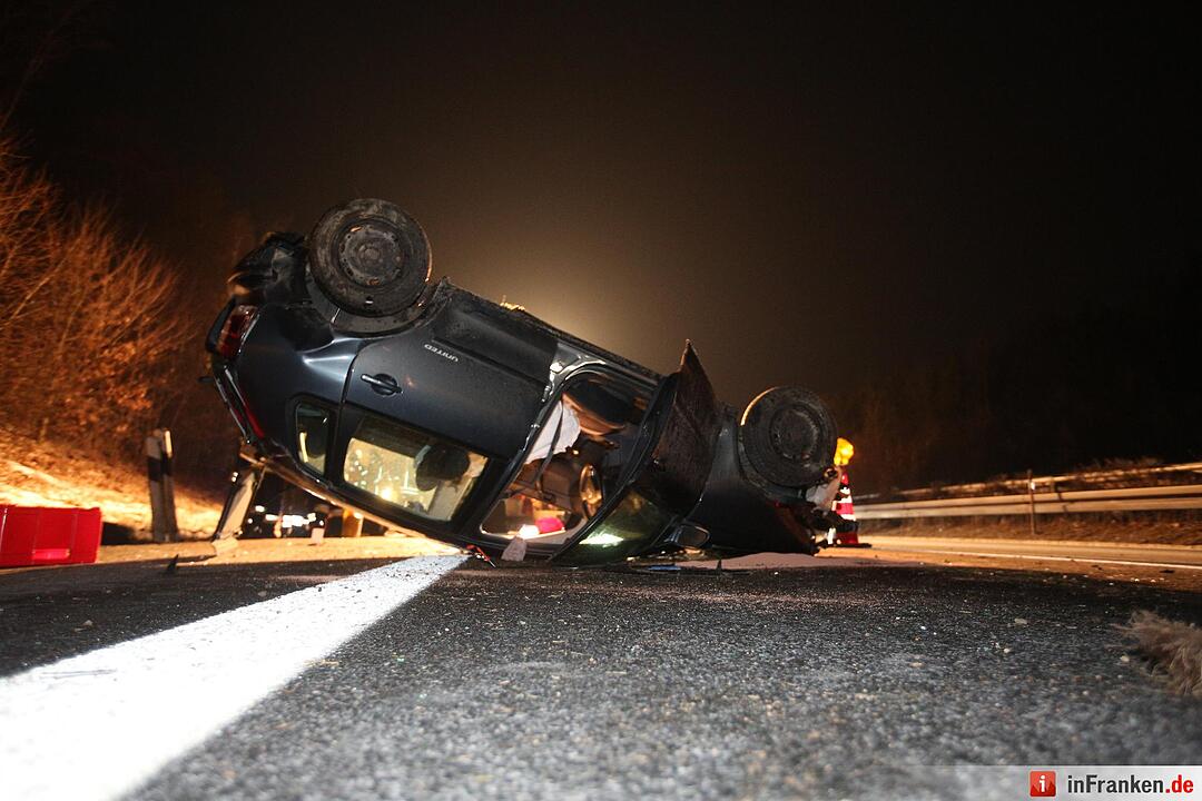 Schwerer Unfall auf der A70