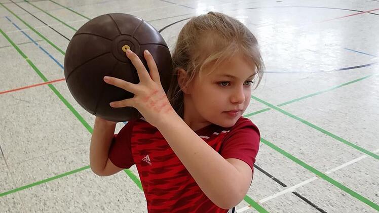 Lilia Wegmann (TSH) verpasste das Treppchen in der U10 knapp.