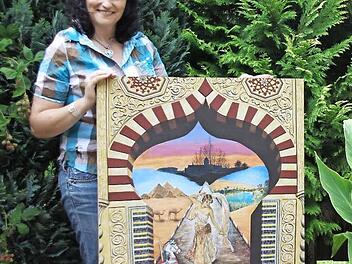 Claudia Merkel mit ihrer Königsscheibe Foto: Mariell Dörrschmidt