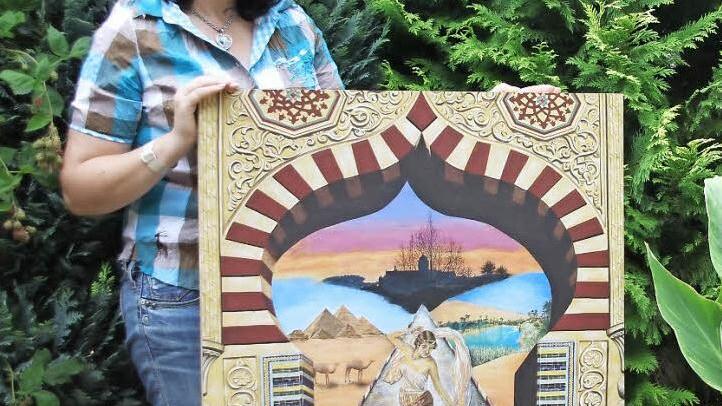 Claudia Merkel mit ihrer Königsscheibe Foto: Mariell Dörrschmidt