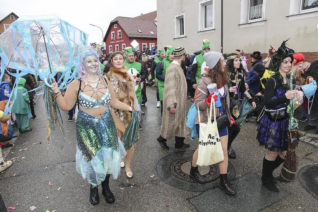 Großer Faschingsumzug  zum Stadtsteinacher Marktplatz