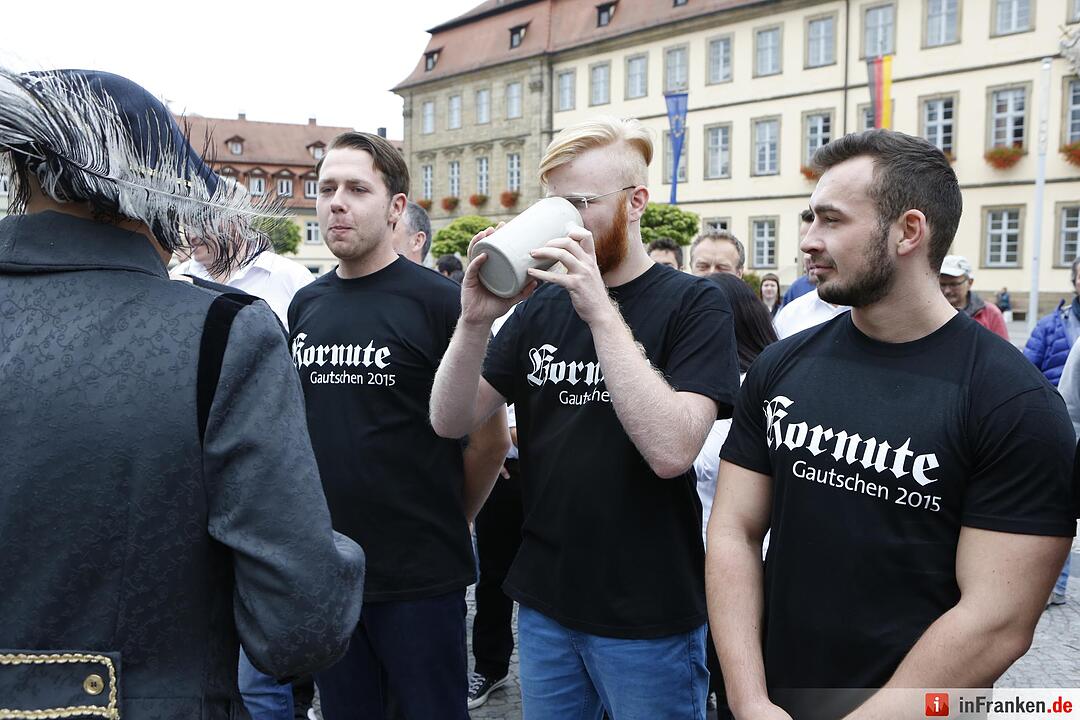 Gautschfeier 2015 der Mediengruppe Oberfranken in Bamberg