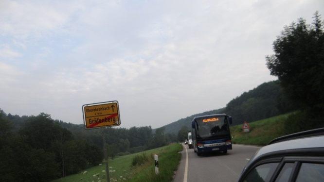 Gräfenberg und Ebermannstadt standen am Wochenende plötzlich nicht mehr an ihrem gewohnten Ort. Foto: Polizei