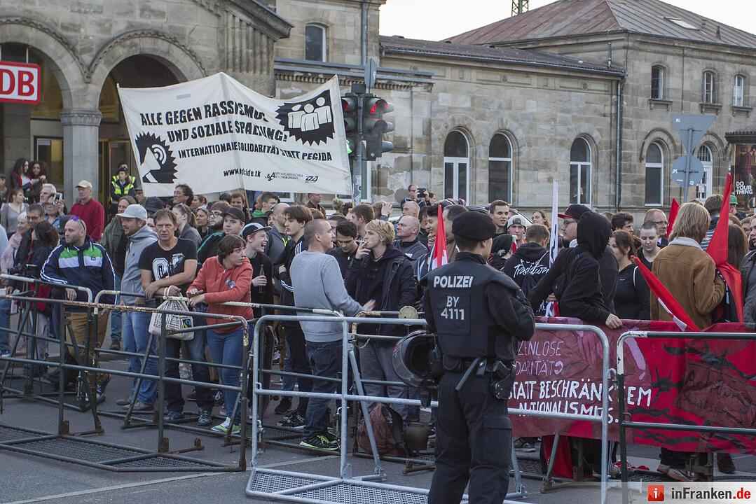 Drei Kundegebungen am Donnerstag in Fuerth - Polizei zieht positive Bilanz