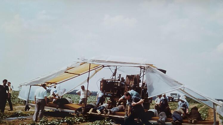 Der Gurkenflieger vom Rindhof. Foto: Archiv Dominikus-Ringeisen-Werk
