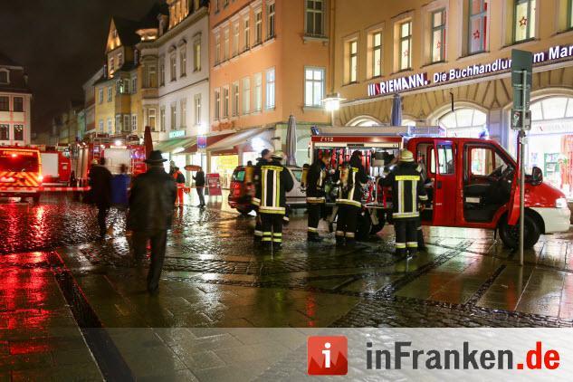 Schwelbrand in Coburger Innenstadt