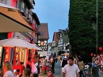 Ein romantischer Sommerabend soll's werden, wenn die F&ouml;we am 30. Juni ihre "Bunte Nacht der Kulturen" veranstaltet. Wichtig ist, dass man in der Innenstadt was tut, sagt Vorsitzender Heiko Dilger.  Foto: Richard S&auml;nger