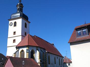 Die Kirche St. Burkhard in GeiselwindWaltraud Enkert