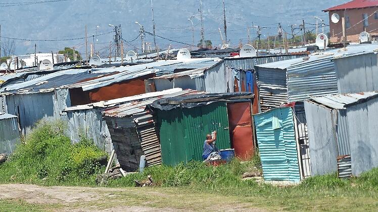Die Slums in Kapstadt sind unter dem Begriff Townships bekannt.