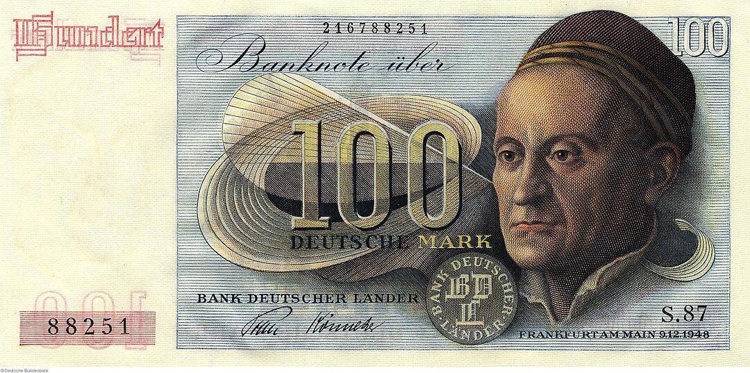 Deutsche Mark - Banknoten im Jahr 1948