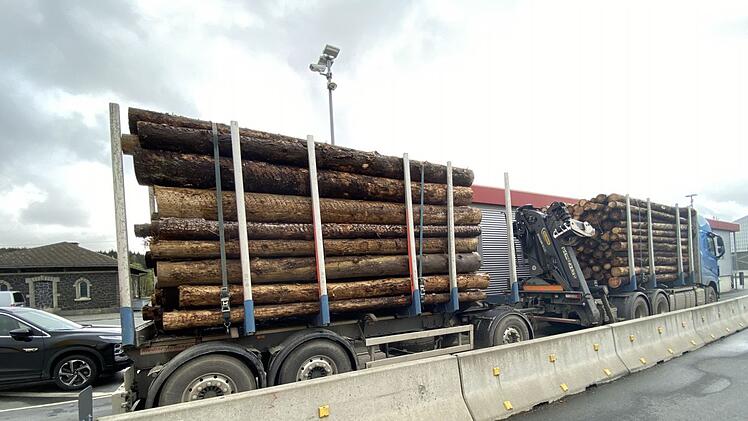 Überladener Lkw im Kreis Kronach gestoppt