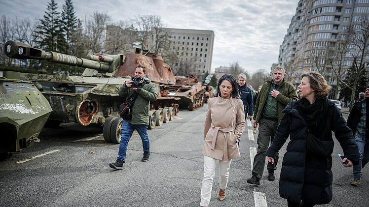 Ukraine-Krieg - Baerbock in Mykolajiw
