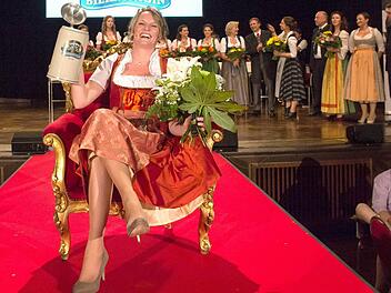Marlene Speck wurde am 18. Mai 2015 zur Bayerischen Bierkönigin gekrönt. Foto: dpa