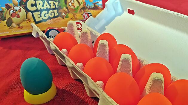 Crazy Eggz im Test: Lustiges Geschicklichkeitsspiel im Eierkarton