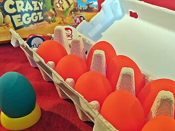 Crazy Eggz im Test: Lustiges Geschicklichkeitsspiel im Eierkarton