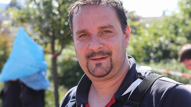 Daniel Derr von der Freiwilligen Feuerwehr Lichtenfels.
