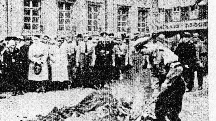 So könnte es auch in Coburg ausgesehen haben.  Quelle: Jürgen Schwalm