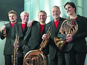 Das Quintett Rekkenze Brass spielt am Montag in Streitberg, Ebermannstadt und Forchheim. Foto: Rekkenze Brasst