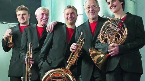 Das Quintett Rekkenze Brass spielt am Montag in Streitberg, Ebermannstadt und Forchheim. Foto: Rekkenze Brasst