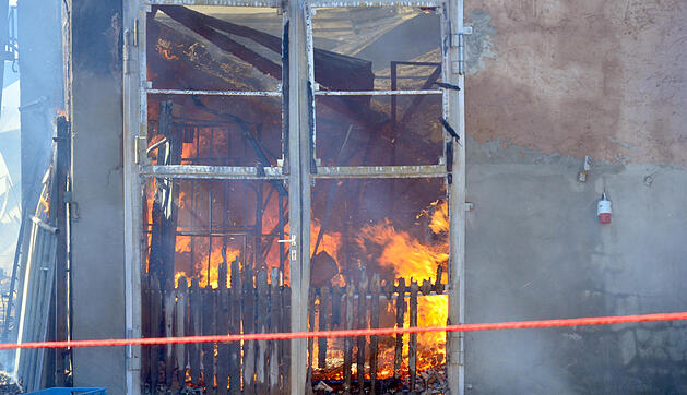 Feuer auf Aussiedlerhof