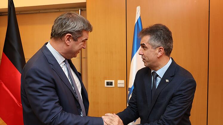 Markus Söder in Jerusalem
