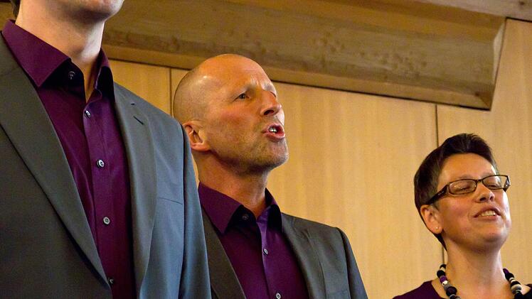 Das Vokalquartett "wirt4" gastierte in Neustadt. Foto: Jochen Berger