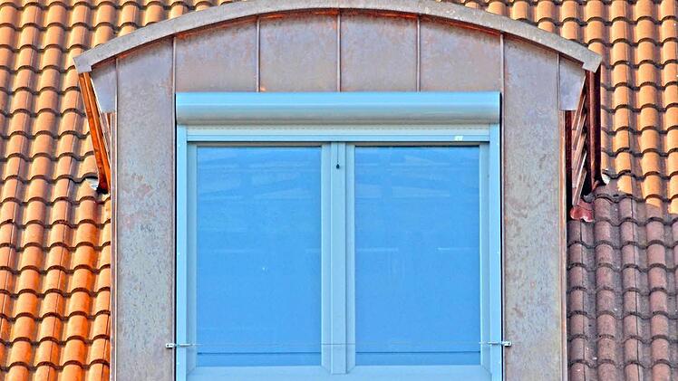 Die Gaube ist fertig eingebaut.