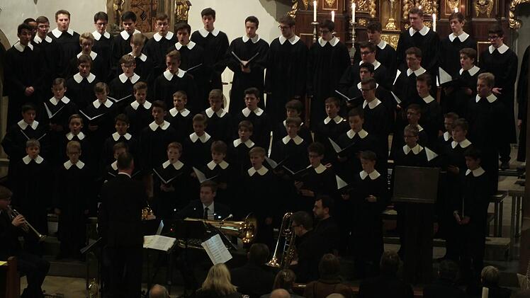 Der Windsbacher Knabenchor trat in Herzogenaurach auf.Manfred Welker