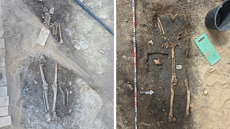 W&uuml;rzburg:  Arch&auml;ologen finden menschliche Knochen auf Festung Marienberg