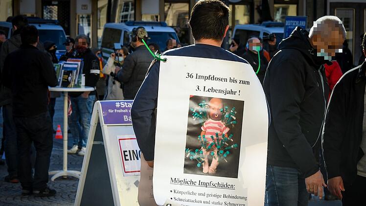 Corona-Demo in Bamberg