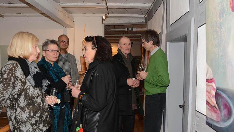 Kunstausstellung zum Thema "Opulent" des Kulmbacher Kunstvereins. Foto: Dagmar Besand