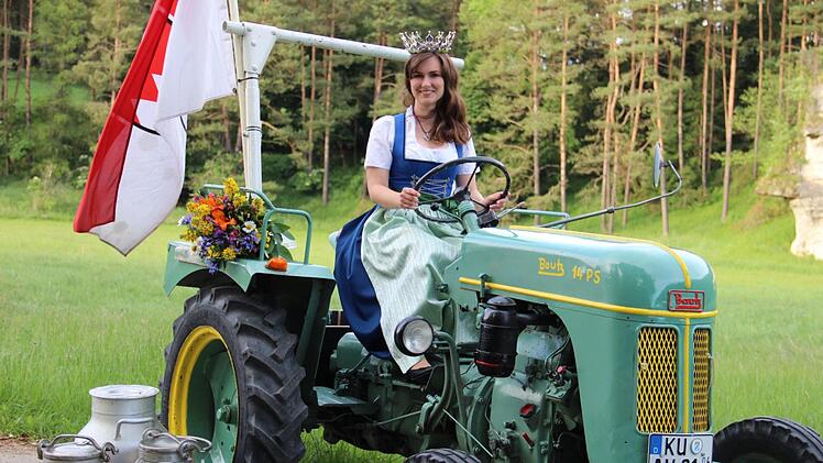 Auch die Bayerische Milchkönigin Sonja Wagner wird das Traktor-Treffen in Gelbsreuth besuchen. Foto: Katharina Müller-Sanke