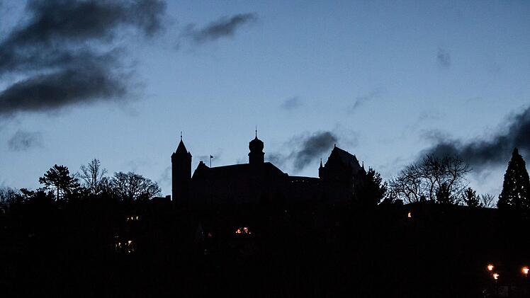 Ende Februar: Blick zur Veste am Morgen im GegenlichtFoto: Jochen Berger