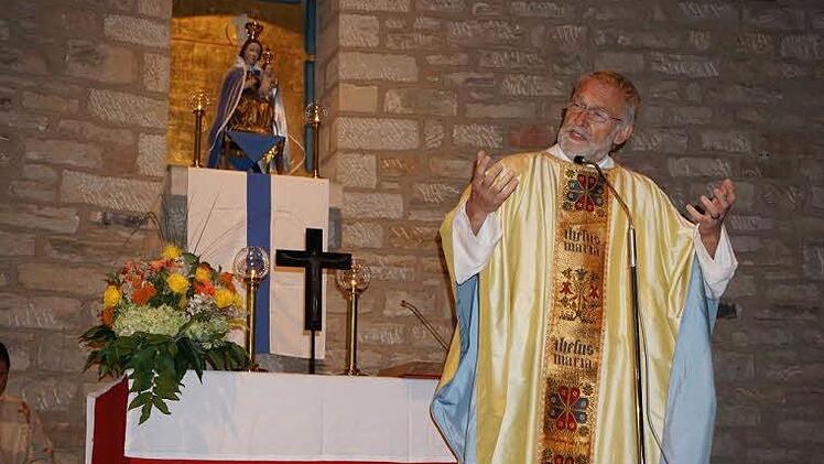 Eindrücke vom Vorabend des Hauptwallfahrtsfestes auf dem Maria Ehrenberg. Foto: Marion Eckert