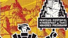 Zur 800-Jahr-Feier 1951 in Stadtsteinach entwarf Schneider die Festpostkarte.