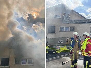 Hoher Schaden bei Hausbrand in Neuses: Anwohner k&ouml;nnen sich retten
