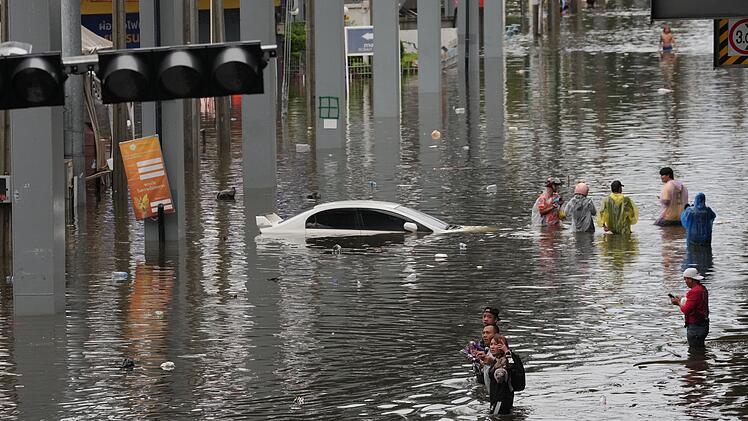 &Uuml;berschwemmungen in Thailand