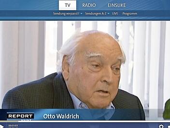 Schilderte im Fernsehen, wie er sich von der Commerzbank getäuscht fühlt: Otto Waldrich muss mit einem Totalverlust seines Anlagekapitals rechnen. Der Beitrag kann in der Mediathek der ARD angeschaut werden.  Screenshot: Christiane Lehmann