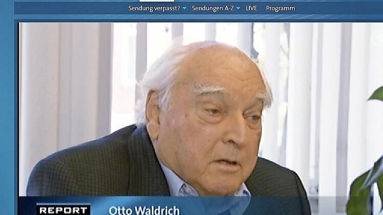 Schilderte im Fernsehen, wie er sich von der Commerzbank getäuscht fühlt: Otto Waldrich muss mit einem Totalverlust seines Anlagekapitals rechnen. Der Beitrag kann in der Mediathek der ARD angeschaut werden.  Screenshot: Christiane Lehmann
