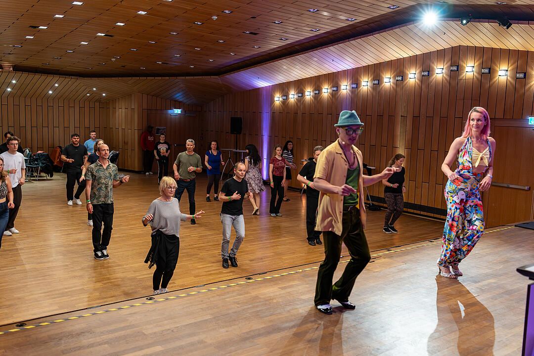 Das Festival bot viele Workshops f&uuml;r Anf&auml;nger und Profis!