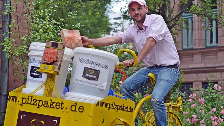 Ralph Haydl ist mit seinen Pilzen unterwegs Foto: Nikolas Pelke