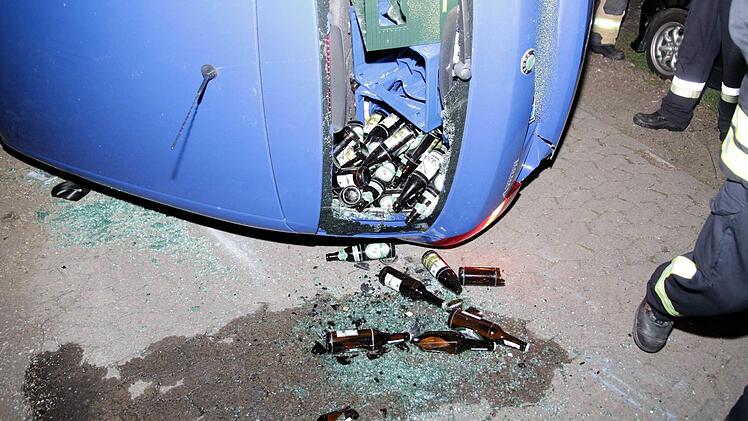 Unfall in Bamberg am 23. August 2015 Foto: Ferdinand Merzbach