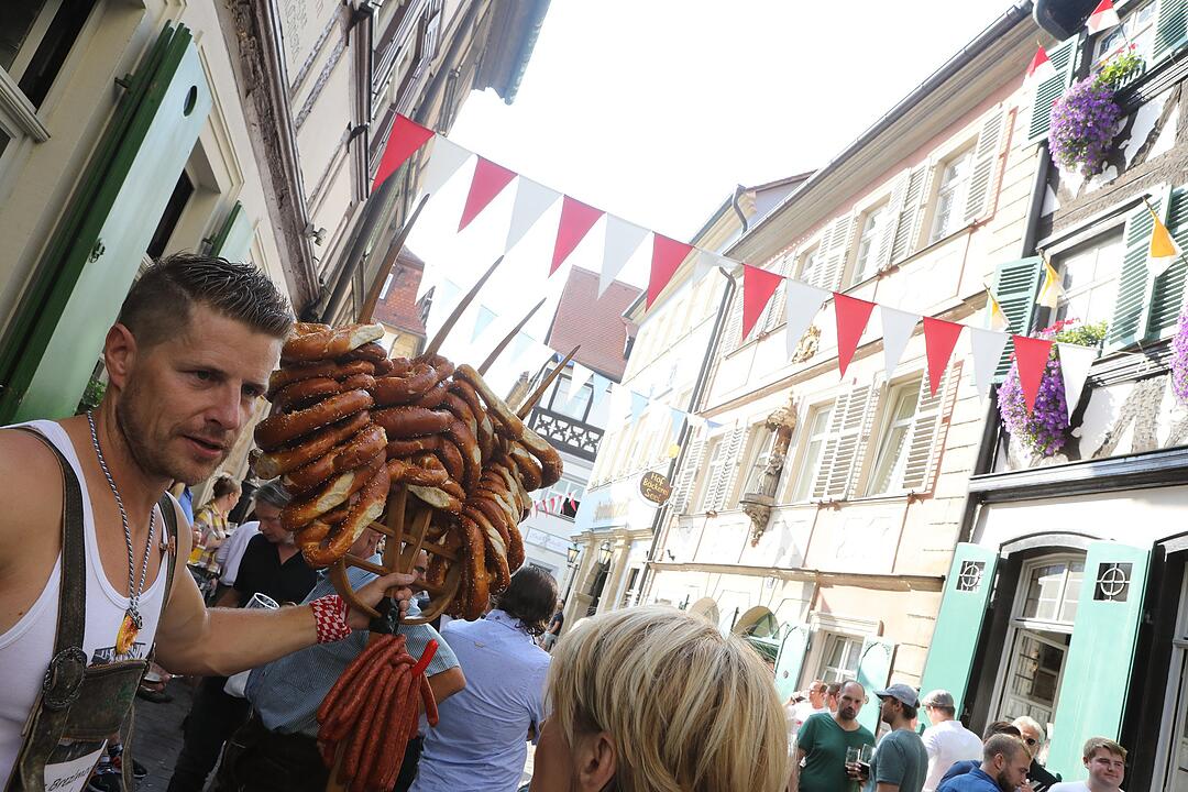 Bamberg; erster Tag mit Bieranstich der Sandkirchweih; Foto: Barbara Herbst