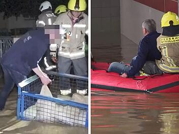 Unwetter in Strullendorf: Bahnhof wird zur Hochwasser-Falle - "nicht mehr herausgekommen"