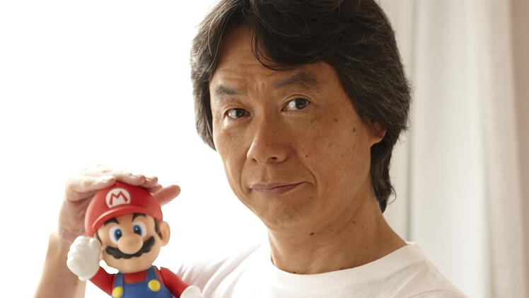 Der Vater von Super Mario: Der japanische Videospiel-Entwickler und Konsolen-Designer Shigeru Miyamoto erfand den Charakter f&uuml;r Nintendos Arcade-Spiel "Donkey Kong" aus dem Jahr 1981.