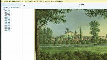 Per Internet kann jeder von zu Hause aus die Abbildungen im "Souvenir de Cobourg" betrachten. Fotos: Simone Bastian